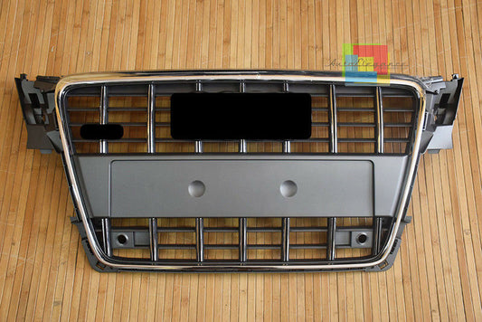 GRIGLIA ANTERIORE AUDI A4 B8 08-12 AVANT BERLINA CALANDRA S4 BORDO CROMATO GRAY