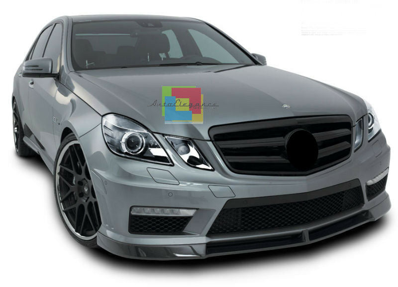 MERCEDES CLASSE E W212 2009-2013 GRIGLIA ANTERIORE LOOK AMG NERO OPACO