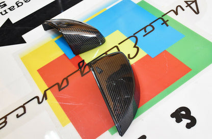 AUDI A3 8V 2012+ COPERTURE CARBONIO SPECCHI - CALOTTE SPECCHIETTI RETROVISORI AUTOELEGANCERICAMBI