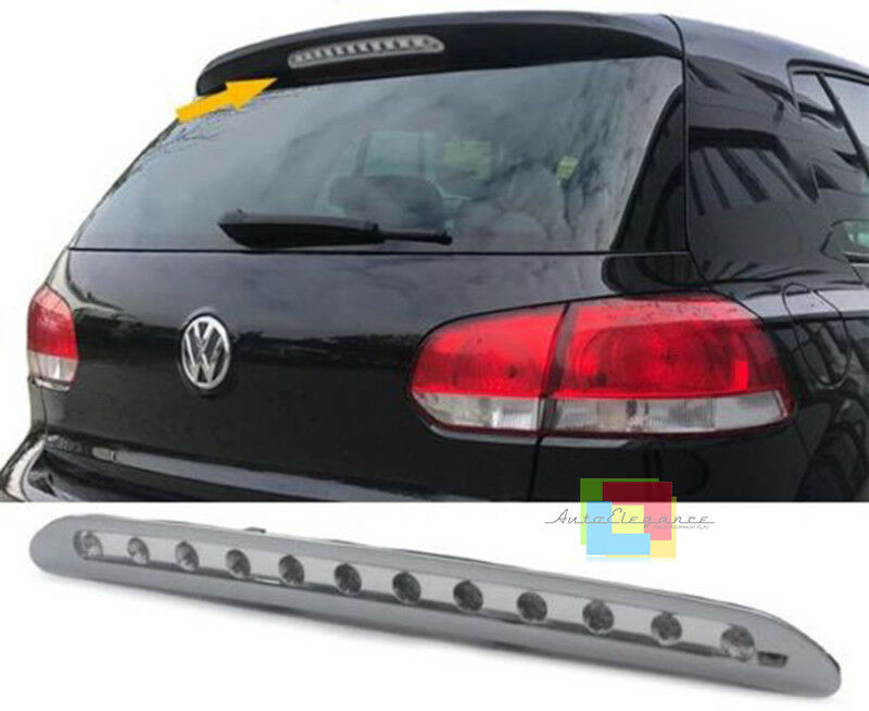 TERZO STOP POSTERIORE VW GOLF 6 2008-2012 LOOK TUNING CROMATO TECNOLOGIA LED .-