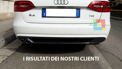 AUDI A4 B8 AVANT BERLINA 2012-2015 LIFT DIFFUSORE POSTERIORE DESIGN SLINE .- AUTOELEGANCERICAMBI