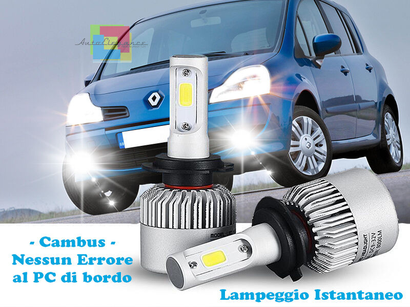 LAMPADE FENDINEBBIA A LED CREE RENAULT MODUS CAMBUS BIANCO GHIACCIO