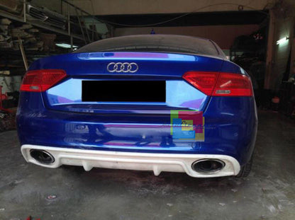 AUDI A5 COUPE 2007-2011 SPOILER DIFFUSORE RS5 POSTERIORE SOLO PER PARAURTI SLINE AUTOELEGANCERICAMBI