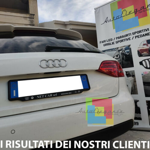 AUDI A4 B8 8K AVANT 2008-2014 SPOILER SUL TETTO LOOK RS4 ALETTONE POSTERIORE AUTOELEGANCERICAMBI