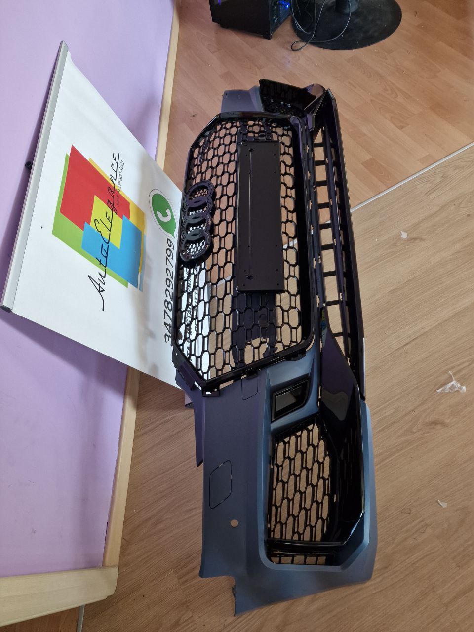 Front bumper suitable RS4 Audi A4 B9 8W Limousine Avant (2016-2018) quattro