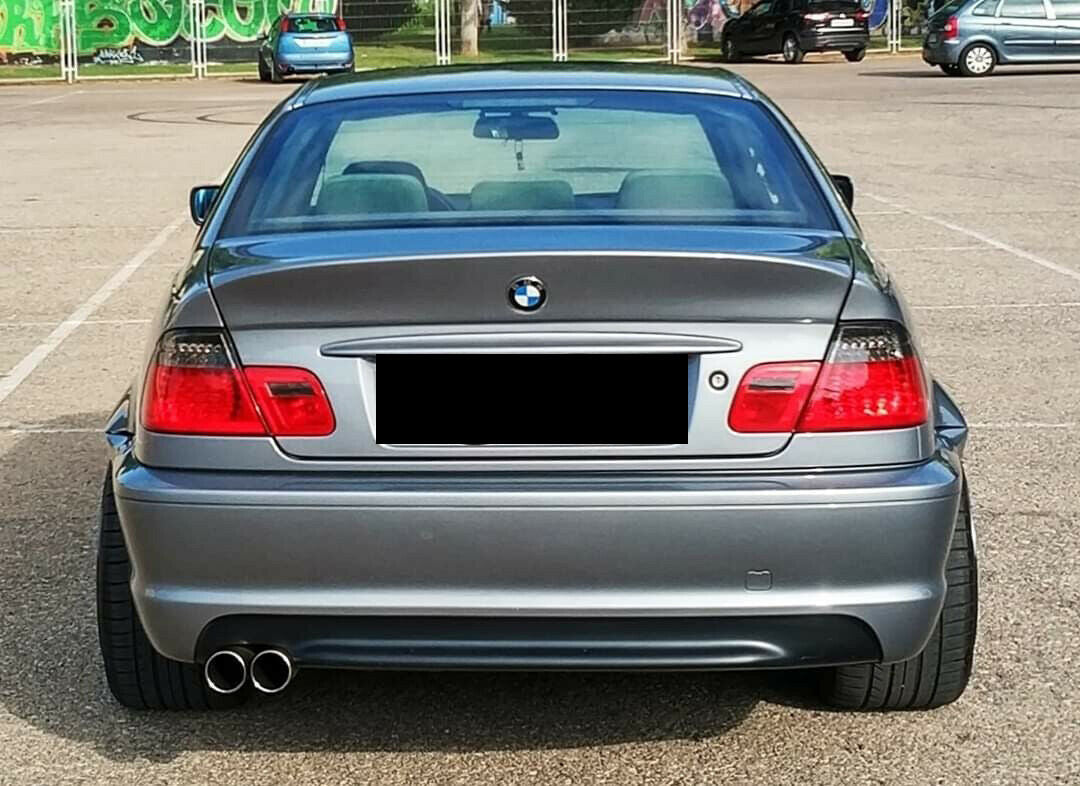 BMW SERIE 3 E46 COUPE CABRIO PARAURTI POSTERIORE M-Technik LOOK IN ABS AUTOELEGANCERICAMBI