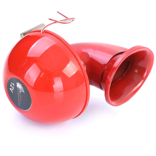 Bull Horn Fanfara Hupe Nebelhorn Sound rot 12 Volt 125db AUTOELEGANCERICAMBI