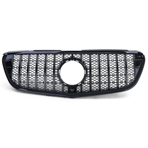 Gloss black sports radiator grille suitable for Mercedes Vito W447 14-19 