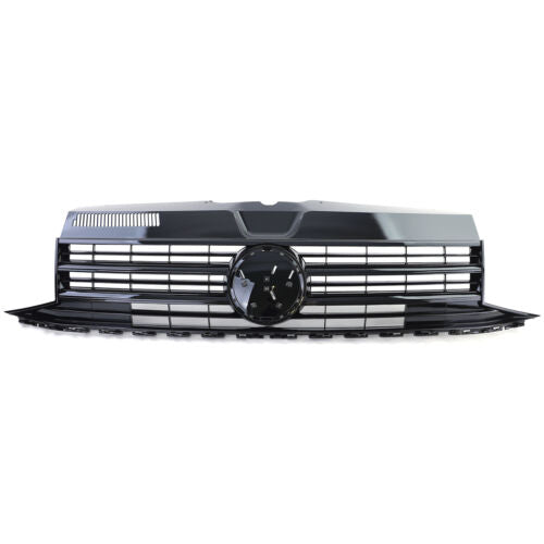Glossy Black Radiator Grille Emblem for VW T6 Bus Transporter 15-19