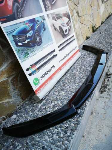 SPOILER SOTTO PARAURTI ANTERIORE LAMA SEAT LEON 5F 2017+ CUPRA FR NERO SPLITTER