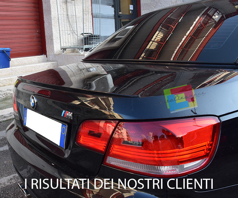 BMW SERIE 3 E92 E93 COUPE CABRIO 06-11 SPOILER POSTERIORE SUL COFANO LOOK M3 AUTOELEGANCERICAMBI