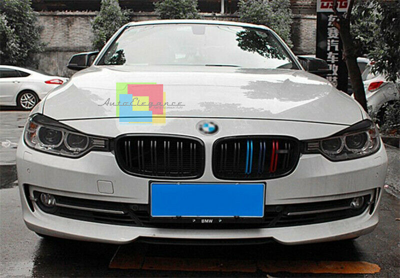 GRIGLIA ANTERIORE CALANDRA 3 COLORI DOPPIA FASCIA PER BMW SERIE 3 F30 F31 2011+