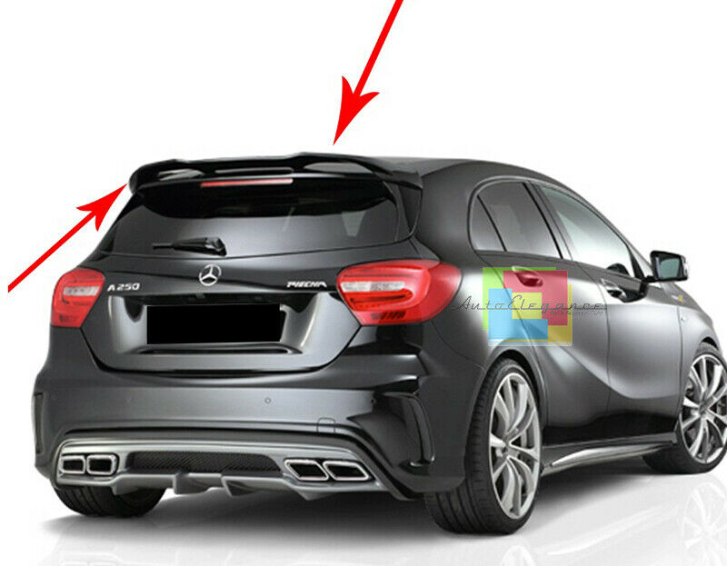 MERCEDES CLASSE A W176 2012-2017 SPOILER LUNOTTO POSTERIORE LOOK AMG TETTO