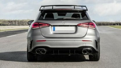REAR DIFFUSER SUITABLE FOR MERCEDES A W177 AMG UNDER BUMPER A45S LOOK 