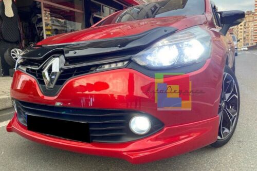 RENAULT CLIO 4 2012-2015 ABS FRONT BUMPER BLADE SPLITTER LOOK RS