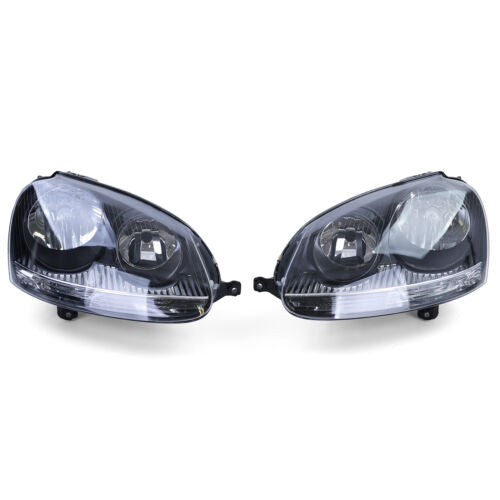 Set of black headlights sport version for VW Golf 5 + Jetta 3