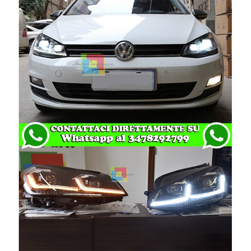 Copia del VW GOLF 7 2012 + FARI ANTERIORI DIURNE E FRECCE A LED DINAMICA AUTOELEGANCERICAMBI