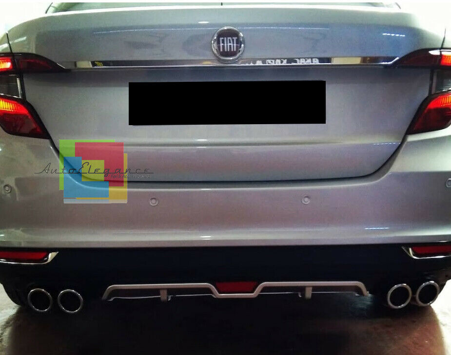 FIAT TIPO HATCHBACK SOTTO PARAURTI POSTERIORE DIFFUSORE QUATTRO TERMINALI ABS -