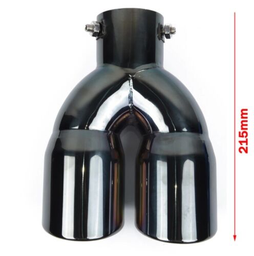 BMW SERIE 4 F32 F33 F36 TERMINALI DI SCARICO ACCIAIO INOX NERO LUCIDO M4 AUTOELEGANCERICAMBI