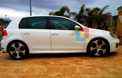 SIDE SKIRTS SPOILER FOR VW GOLF 6 08-12 ABS SPORT LOOK RLINE .- 