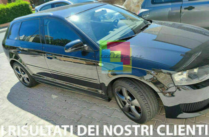 SIDE SKIRTS AUDI A3 8P 2005-2012 SPORTBACK LOOK SLINE UNDER DOOR ABS 