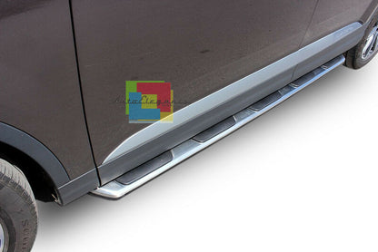 LOOK SPORTIVO PER AUDI Q7 4M 2015 IN POI PEDANE LATERALI ALLUMINIO SOTTO PORTA