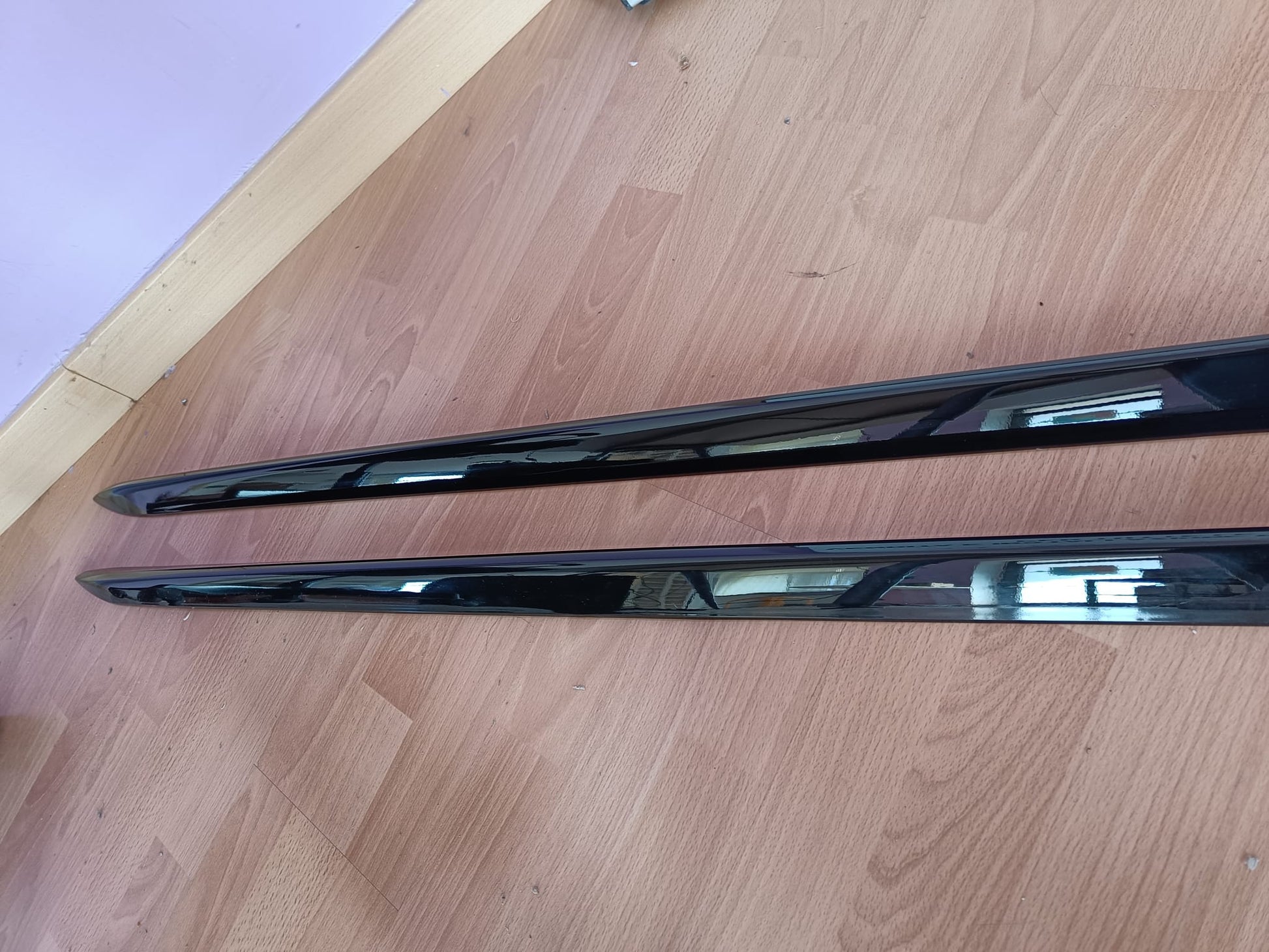 AUDI MINIGONNE LATERALI SOTTO PORTA SLINE ABS NERO LUCIDO TOP QUALITA' 0270 AUTOELEGANCERICAMBI