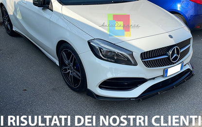 FRONT BUMPER SPOILER MERCEDES A W176 2015- ABS SPLITTER BLADE