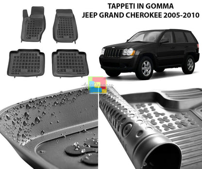 JEEP GRAND CHEROKEE 2005-2010 RUBBER CAR MATS - TOP QUALITY MATS -1-