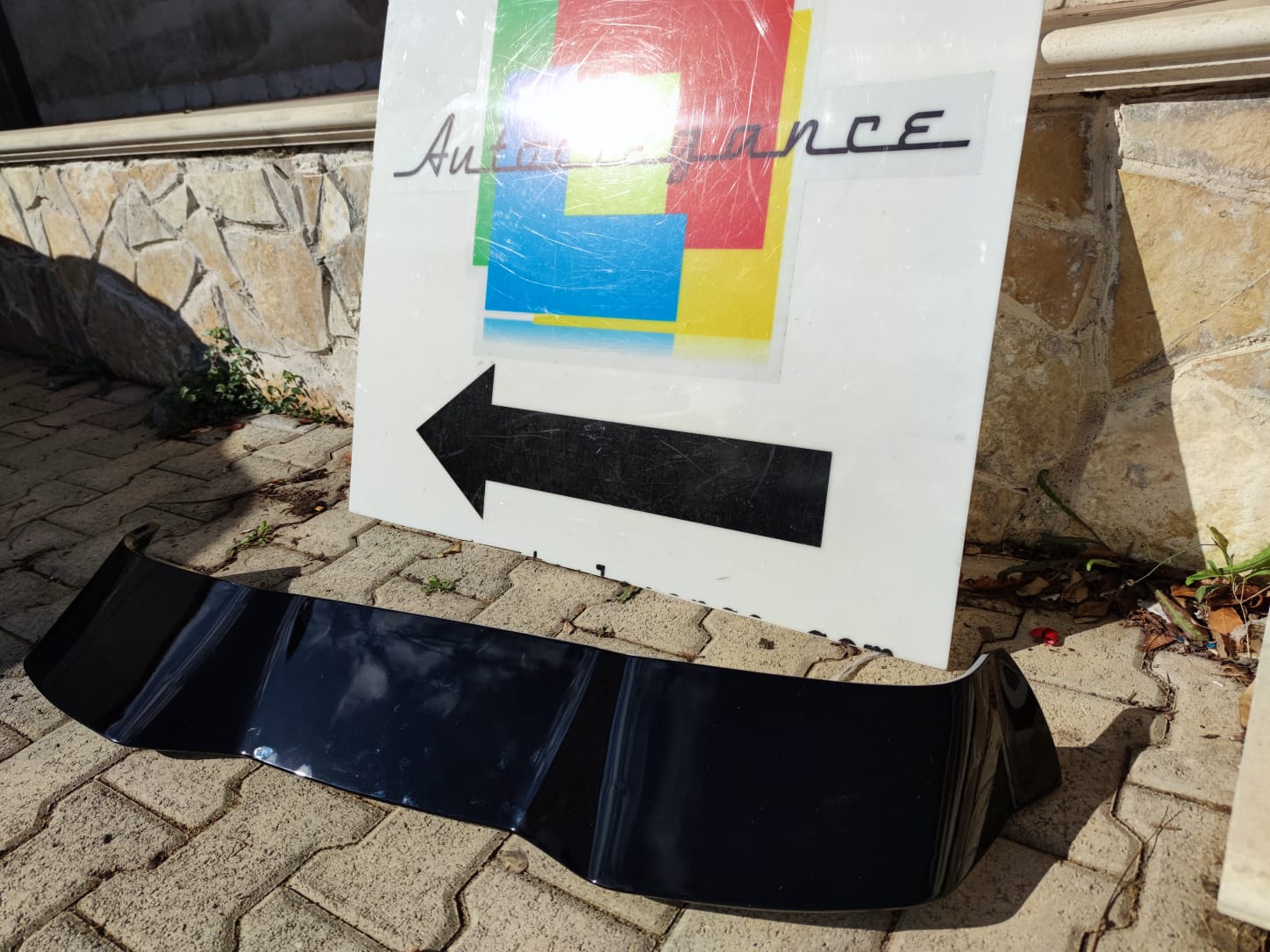 ALETTONE PER RENAULT CLIO 4 IV STANDARD 2012-2018 SPOILER TETTO NERO LUCIDO AUTOELEGANCERICAMBI