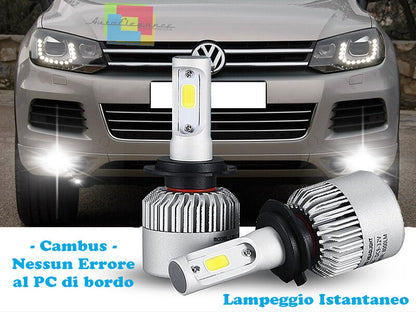LAMPADE FENDINEBBIA A LED VW TOUAREG 2010+ CAMBUS BIANCO GHIACCIO CREE