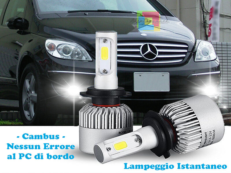 LAMPADE FENDINEBBIA A LED CREE MERCEDES CLASSE B W245 CAMBUS BIANCO GHIACCIO