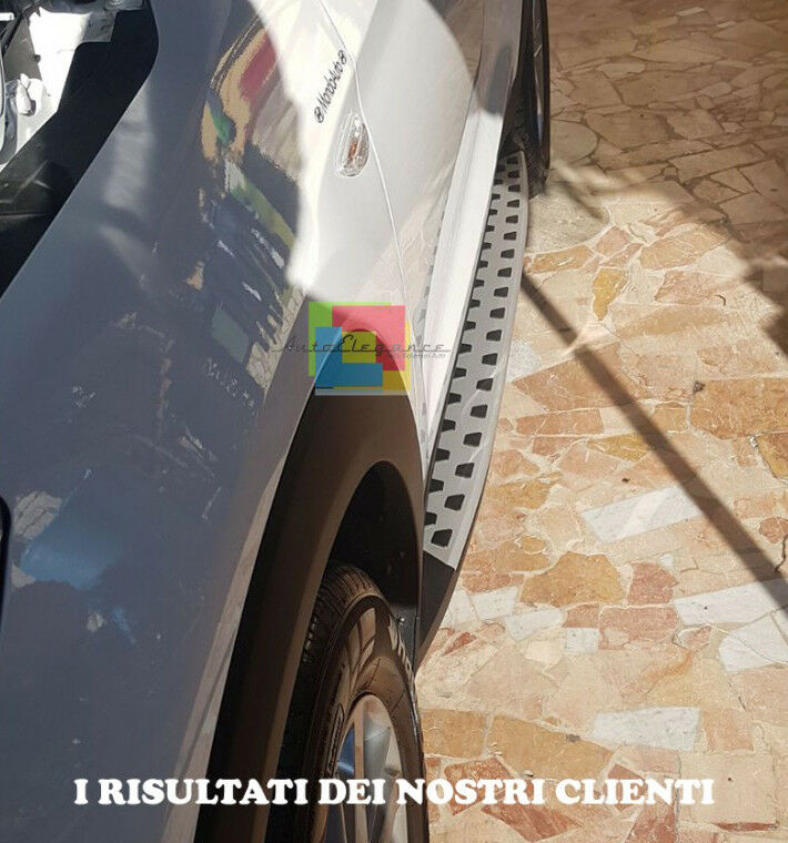 PEDANE LATERALI DESIGN SPORTIVO SOTTO PORTA ACCIAIO HYUNDAI TUCSON TLE 2015+