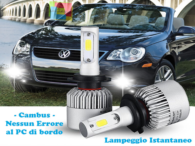 LED FOG LIGHTS VW EOS 2006-2015 CAMBUS ICE WHITE CREE