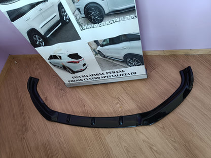 SOTTO PARAURTI ANTERIORE BMW SERIE 1 F20 F21 2015+ SPLITTER NERO LUCIDO 0245