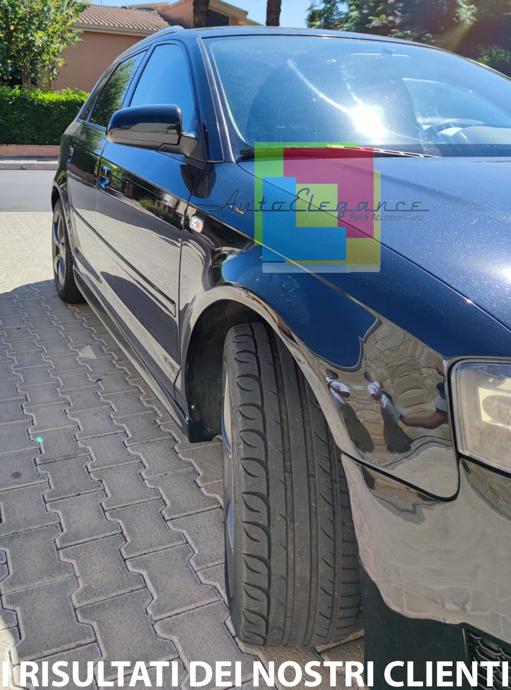 MINIGONNE LATERALI AUDI A3 8P 2005-2012 SPORTBACK LOOK S-LINE S3 SOLO 5 PORTE