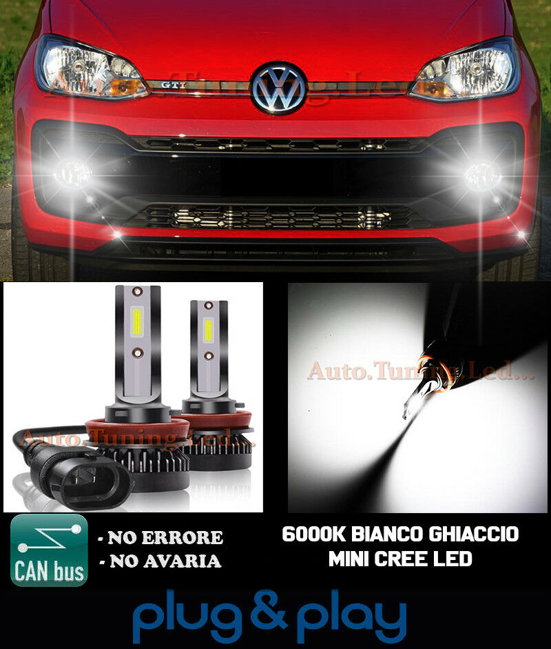 CREE LED FOG LIGHTS VW UP CAMBUS WHITE 8000LM
