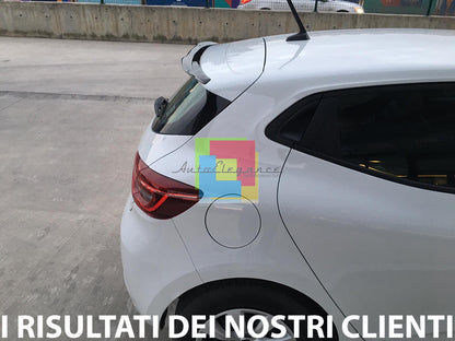 RENAULT CLIO 5 V 2019+ ALA AGGIUNTIVA SPOILER TETTO SPORTIVO ABS NERO LUCIDO