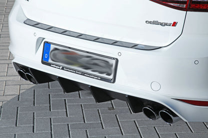 DIFFUSORE SOTTO PARAURTI PER VW GOLF 7 2012 IN POI POSTERIORE LOOK SPORTIVO .-