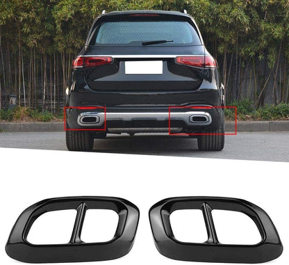 MERCEDES GLC GLE GLS W167 X253 X167 BLACK MUFFLER COVER
