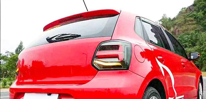 VW POLO 6R 2009-2017 REAR LIGHTS DYNAMIC INDICATOR LED FULL LED HEADLIGHTS BLACK