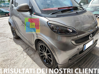 SMART FORTWO 451 SET 4 PIECES SPOILER MUDGUARDS WIDEENED IN ABS