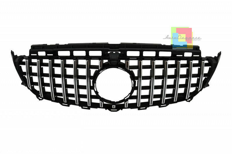 GRIGLIA ANTERIORE MERCEDES CLASSE E W213 2016+ PROFILI SATINATI MASCHERINA -