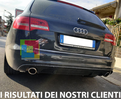 RS6 DIFFUSORE PER AUDI A6 4F C6 2009-2011 LIFT SPOILER SOTTO PARAURTI ESTRATTORE