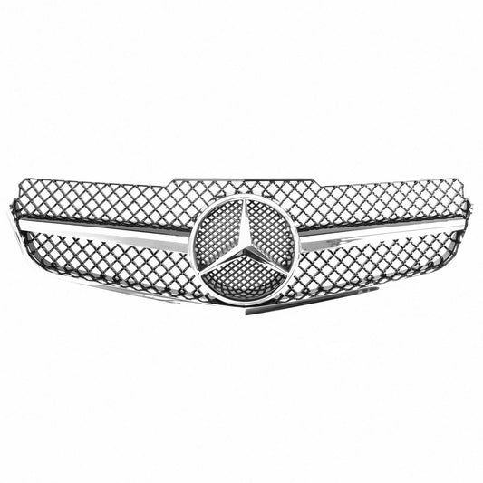 MERCEDES CLASSE E W207 2009-2012 GRIGLIA ANTERIORE AMG PROFILO CROMATO