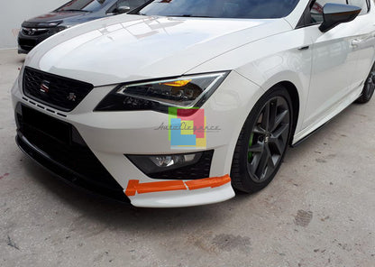 SPOILER LOOK FR FOR SEAT LEON 5F 2012-2016 ABS FRONT BUMPER UNDER SPOILER
