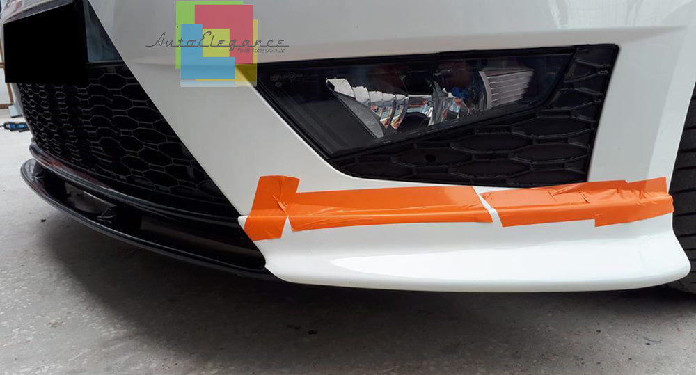 SPOILER LOOK FR FOR SEAT LEON 5F 2012-2016 ABS FRONT BUMPER UNDER SPOILER