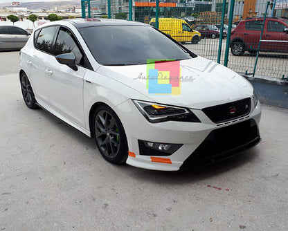 SPOILER LOOK FR FOR SEAT LEON 5F 2012-2016 ABS FRONT BUMPER UNDER SPOILER
