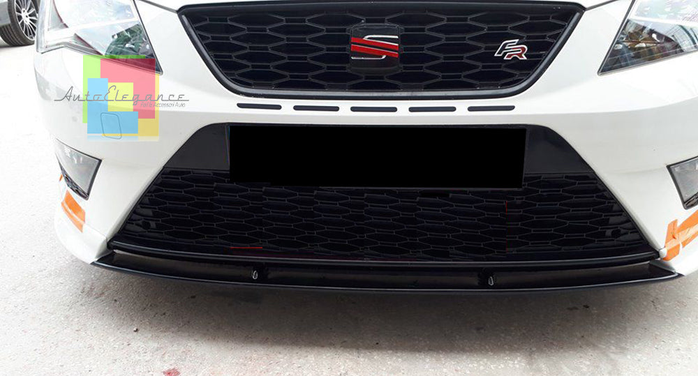 SPOILER LOOK FR FOR SEAT LEON 5F 2012-2016 ABS FRONT BUMPER UNDER SPOILER