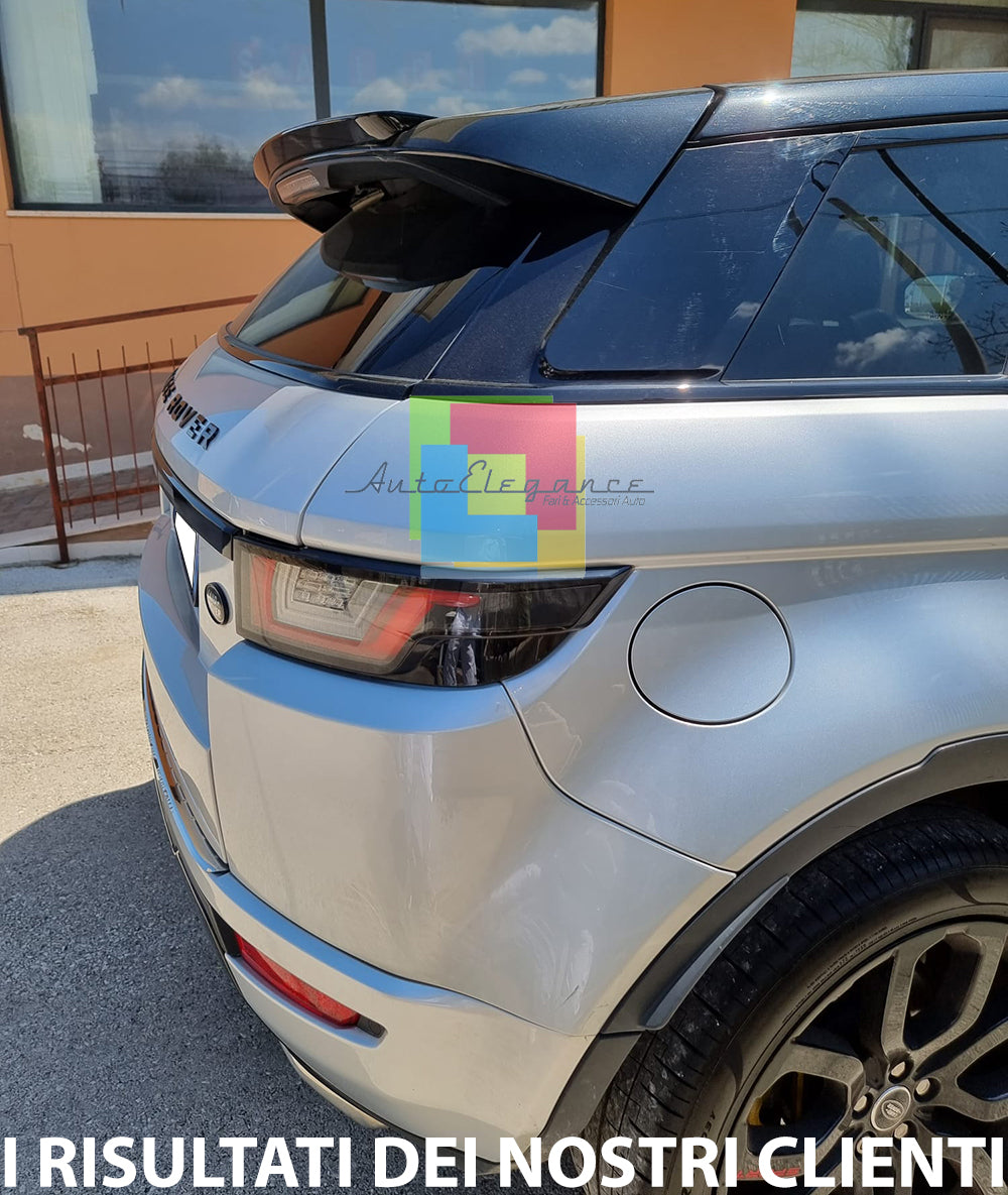 SPOILER POSTERIORE RANGE ROVER EVOQUE 2011-2015TETTO NERO LUCIDO LOOK SPORT
